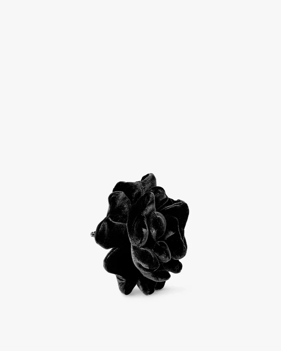 Velour Flower Hårklämma - Bild 3