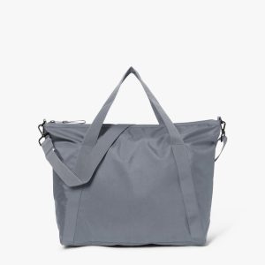 Large Tonal Nylon Crossbody Shoppingväska