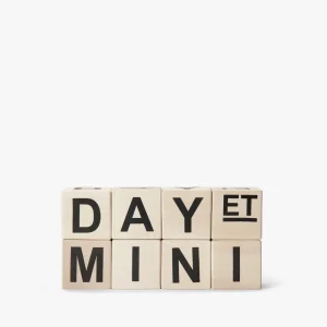 DAY ET MINI Wood Letter Tärningar