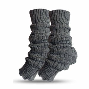STEPOVER Benvärmare Wooly Grey, med alpackaull