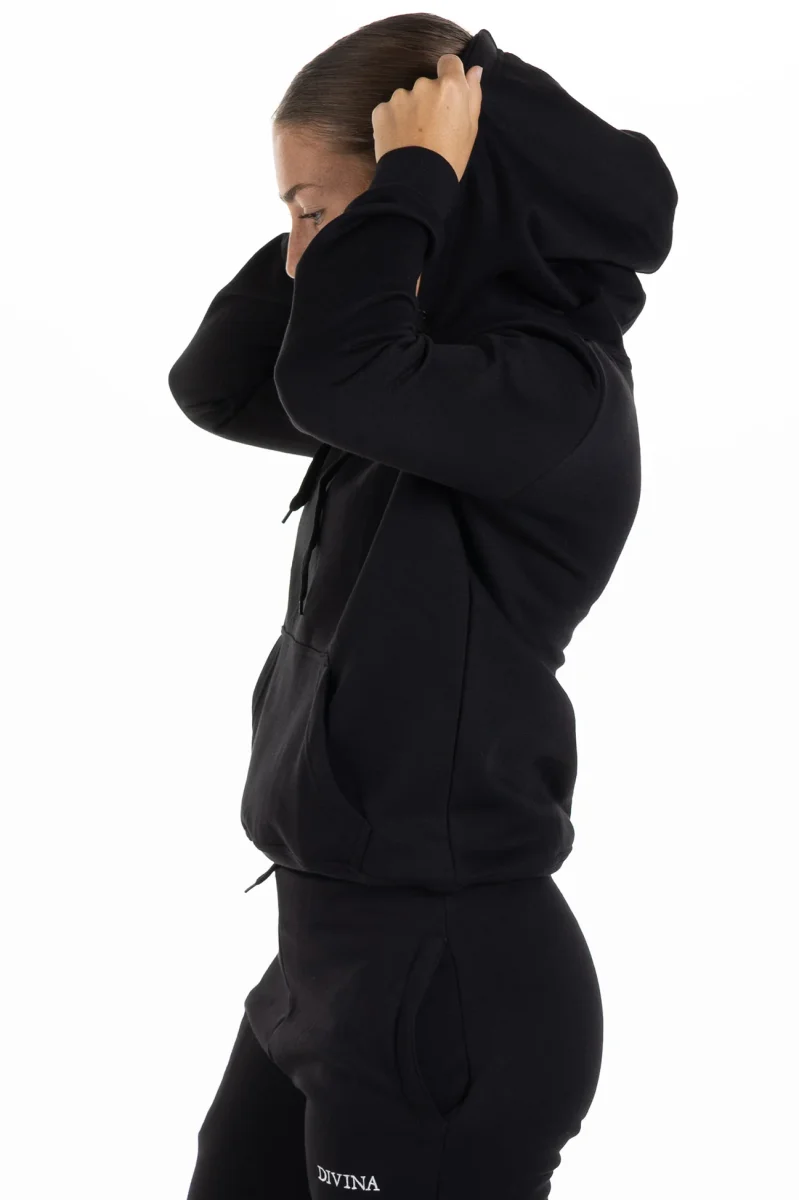 Hoodie "Comfy" Black - Dam - Bild 5