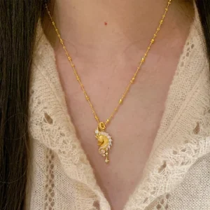 Year Of The Horse Retro Delicate And Luxurious Clavicle Chain