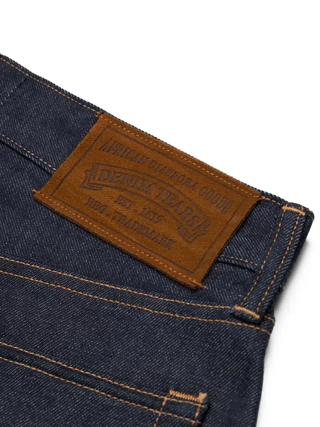 Baggy Cotton Wreath-Denim-byxor med selvedge - Bild 5
