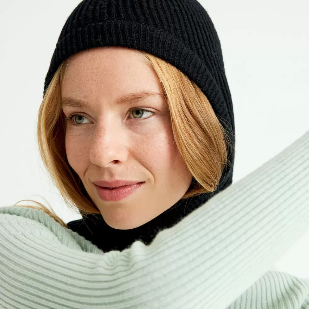 Discount Pierre Robert Balaclava Ull Black - Bild 3