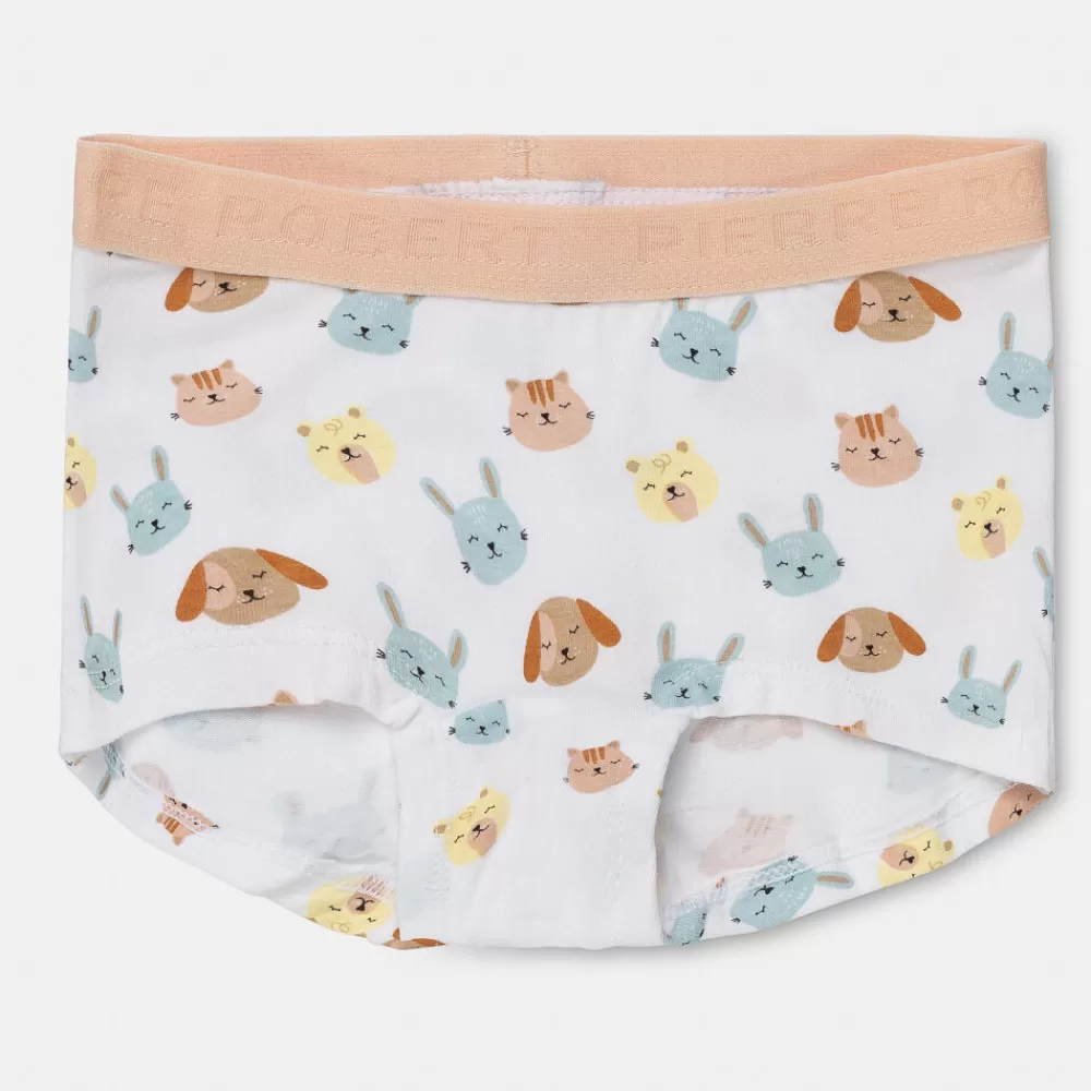 Discount Pierre Robert Boxertrosor Bomull Barn 2-Pack Happy Yellow And White - Bild 3