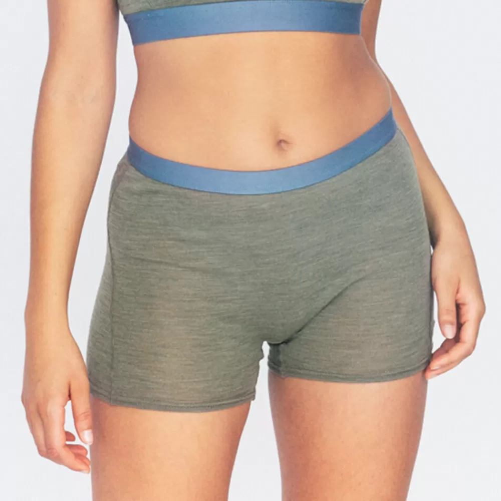 Online Pierre Robert Boxertrosor Merinoull Khaki - Bild 2