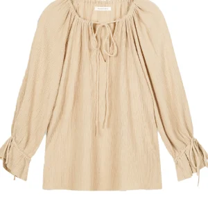 By Malene Birger Dicte Weave Blus – Dark Sand