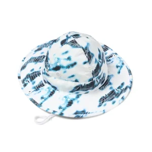 Cloud Camo-buckethat, vit