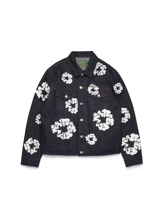 Cotton Wreath-Denimjacka med selvedge