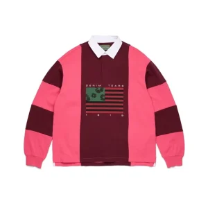 Cotton Wreath-modell med pan-afrikansk flagga i bomullskrans, rosa/brun