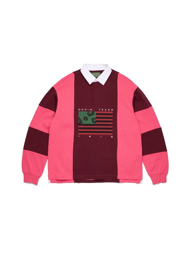 Cotton Wreath-modell med pan-afrikansk flagga i bomullskrans, rosa/brun - Bild 2