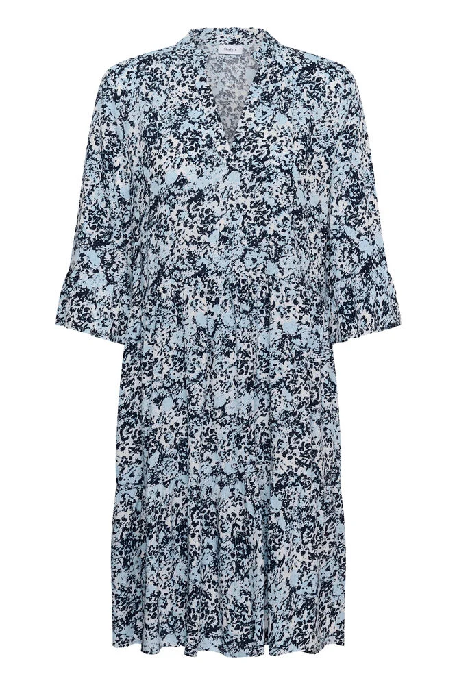 EDA DRESS NIGHTSKY BRUSHED BLOOMS - Bild 3