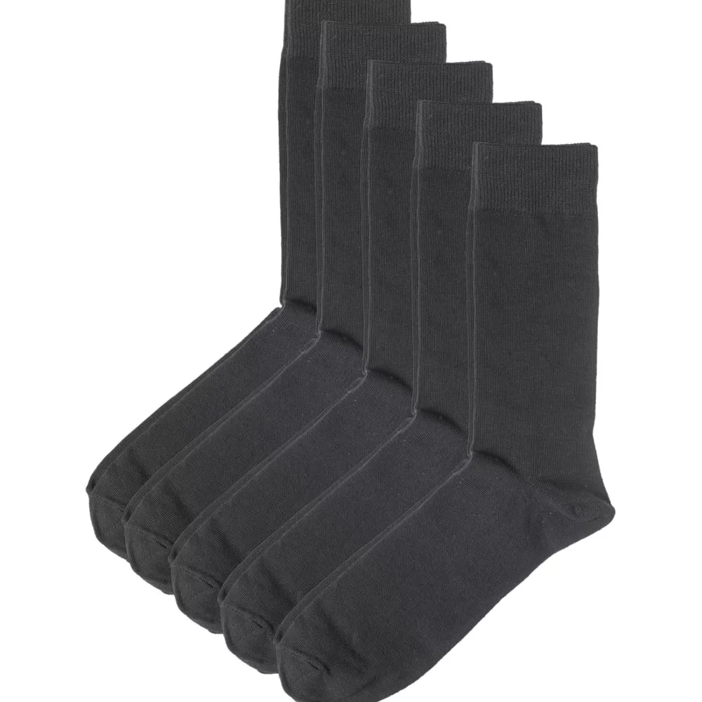 Hot Pierre Robert Ekologiska Strumpor 5-Pack 41-45 Black - Bild 3