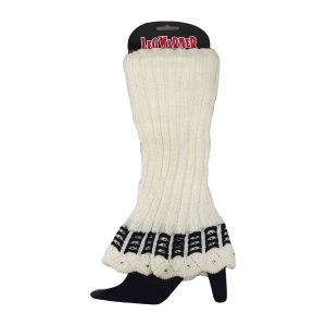 INKASTYL stickad benvärmare Boheme Cream