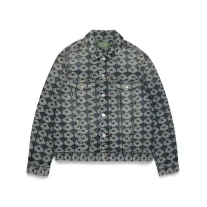 Jacquard Wreath-Denim-jacka