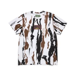 Jim Crow Hunt-T-shirt, vit kamouflage