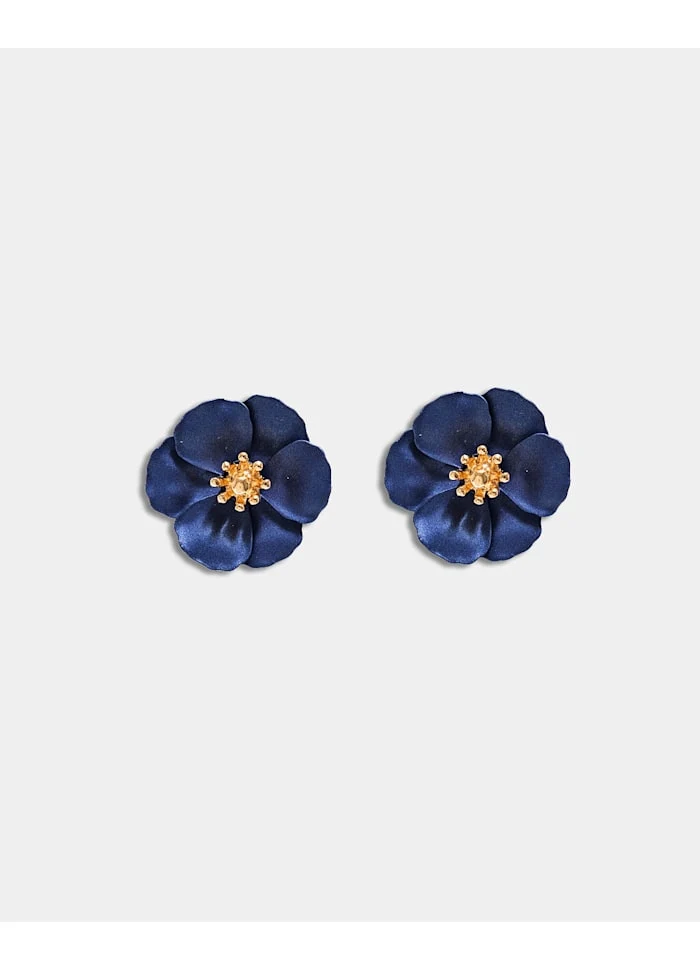 FLOWER SMALL NAVY