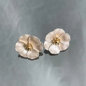 FLOWER SMALL PEARL BEIGE