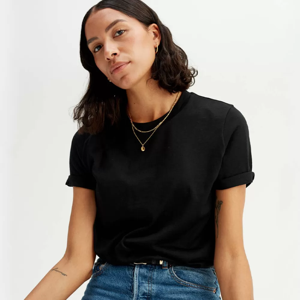 Outlet Pierre Robert Loose Fit T-Shirt Black - Bild 2
