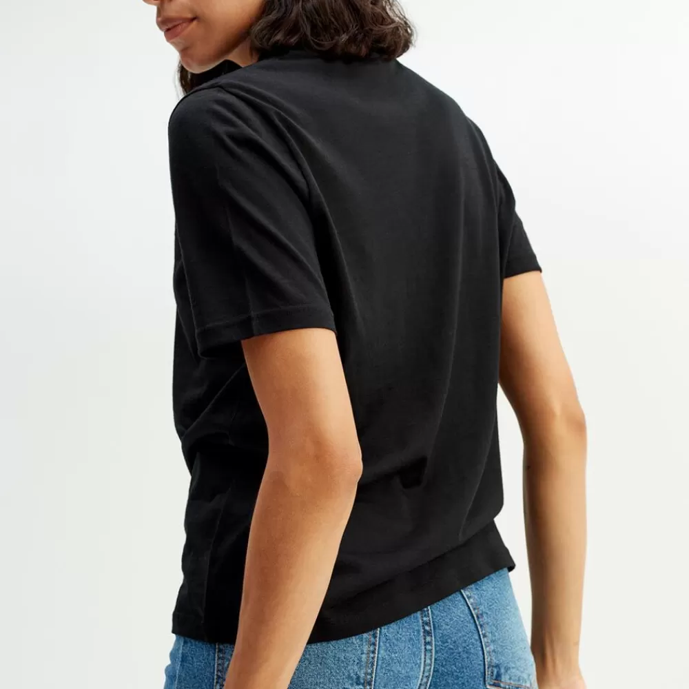 Online Pierre Robert Loose Fit T-Shirt Black - Bild 5