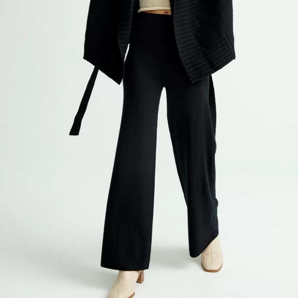 Fashion Pierre Robert Loungewearbyxor Ull Black - Bild 7