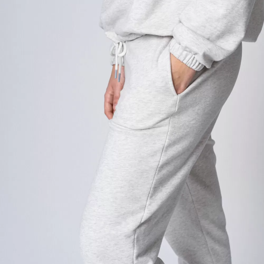 Best Sale Pierre Robert Mjukisbyxor Ekologisk Bomull Light Grey Melange - Bild 3