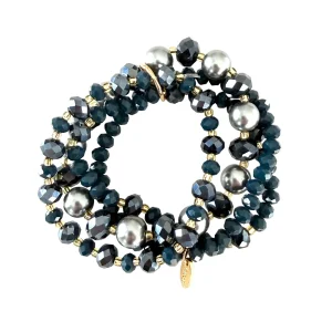 ELASTISK ARMBAND BLÅ
