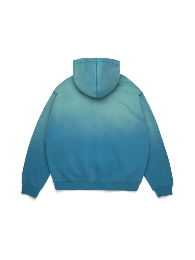 Peace Wreath Knockout Zip Hoodie Blå - Bild 3