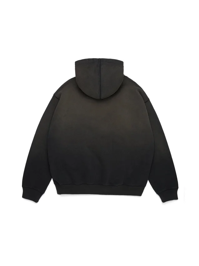 Peace Wreath Knockout Zip Hoodie Svart - Bild 3