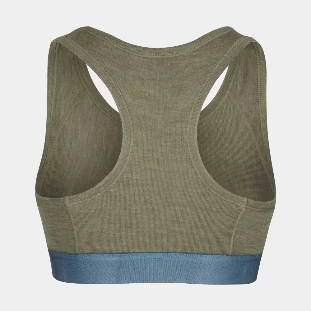 Hot Pierre Robert Sport-Bh Merinoull Khaki - Bild 5