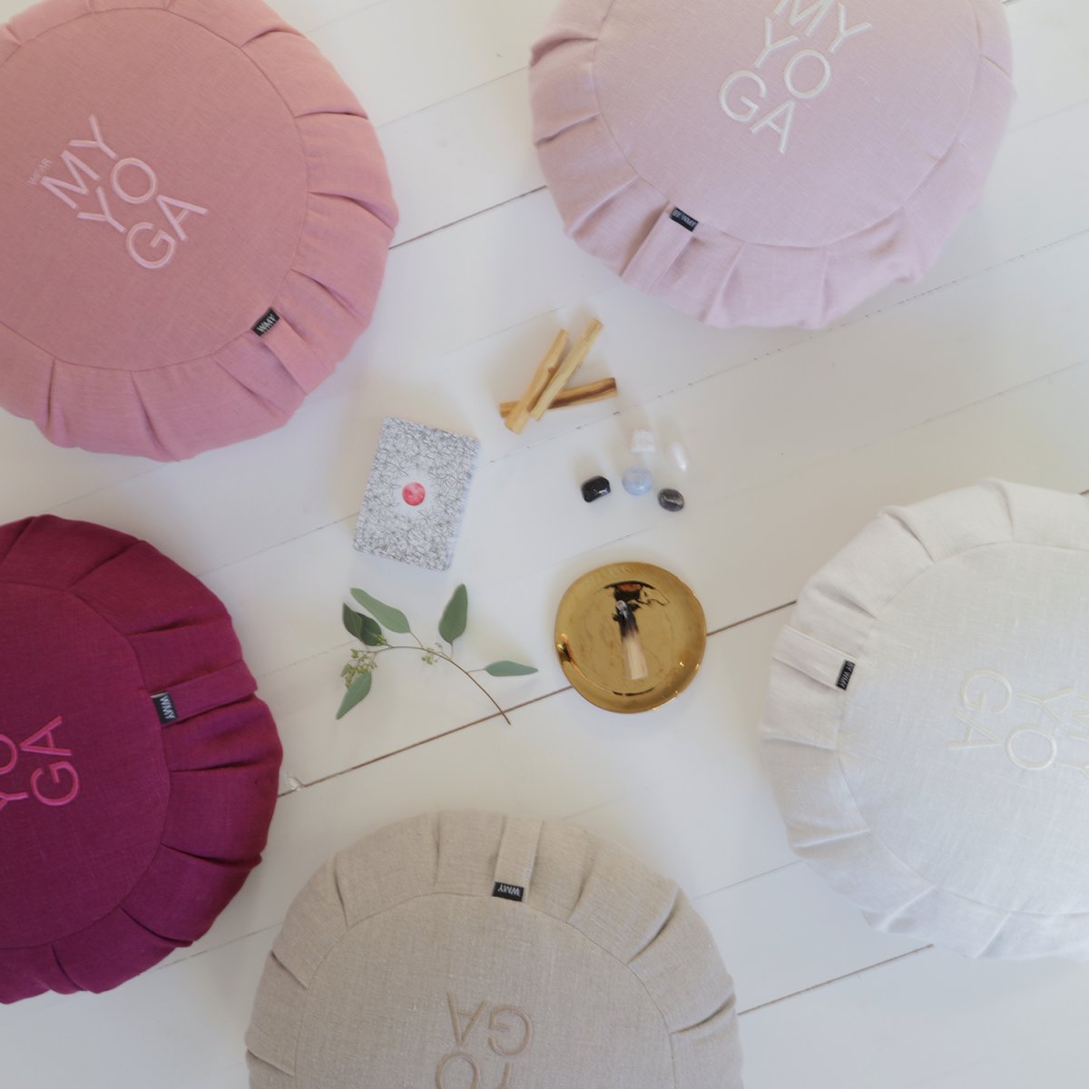 Zafu Meditation Pillow White - Bild 5